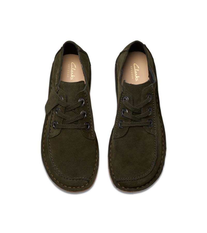 Clarks - Funny Dream Dark Green Suede