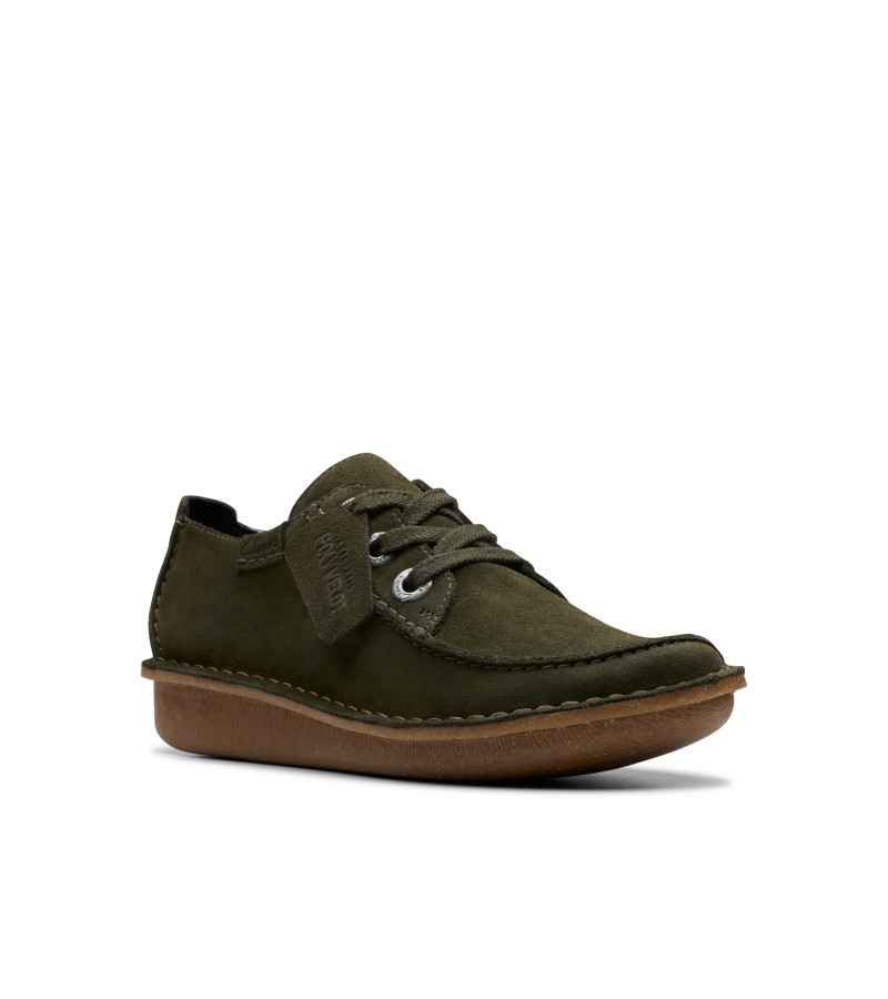 Clarks - Funny Dream Dark Green Suede