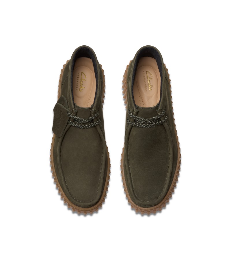 Clarks - Torhill Moss Dark Green Nubuck