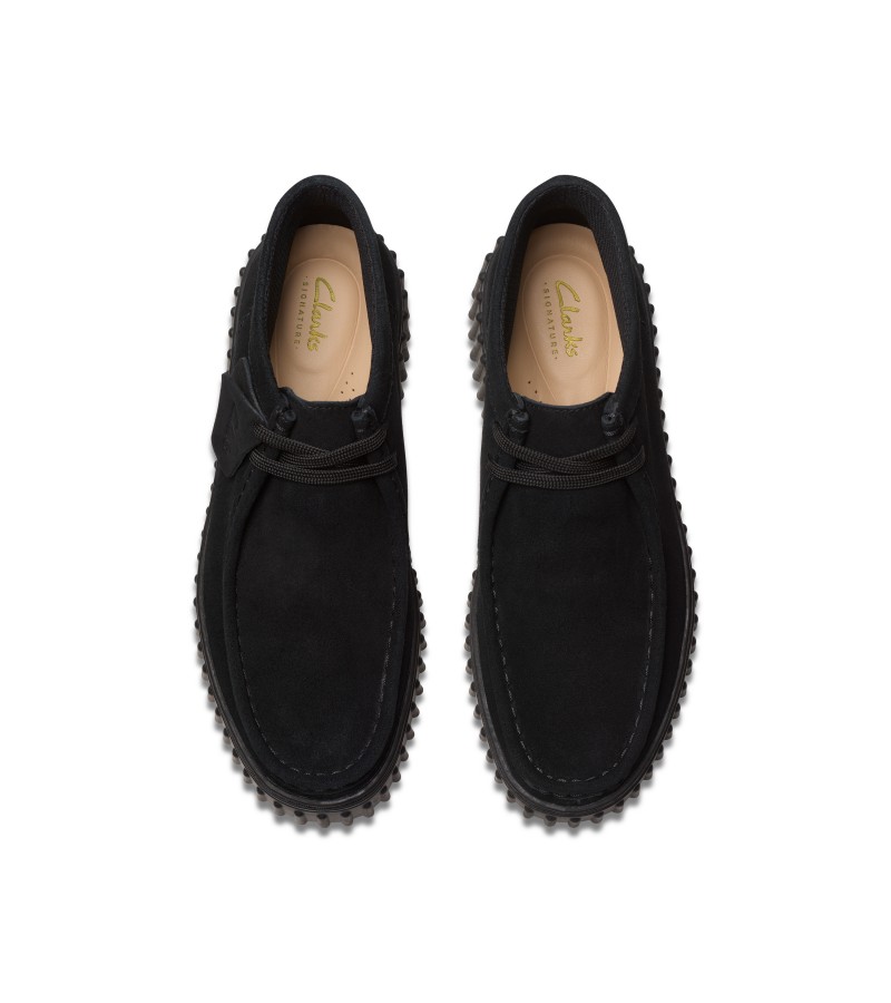 Clarks - Torhill Moss Black Suede