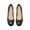 Clarks - Daiss30 Court Black Leather