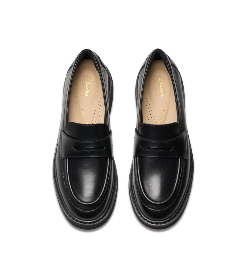 Clarks - Splend Edge Black Leather