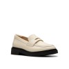 Clarks - Splend Edge Cream Leather