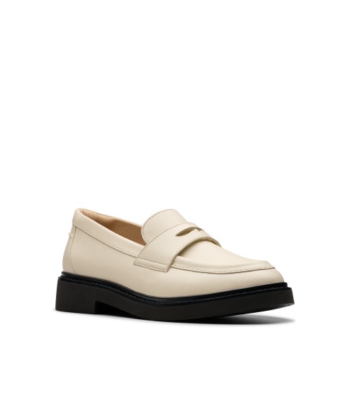 Clarks - Splend Edge Cream Leather Clarks - Splend Edge Cream Leather