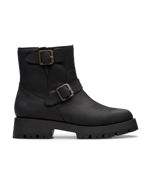 Clarks - Ledwick Haley Black Oily Leather Clarks - Ledwick Haley Black Oily Leather