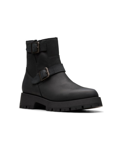 Clarks - Ledwick Haley Black Oily Leather Clarks - Ledwick Haley Black Oily Leather
