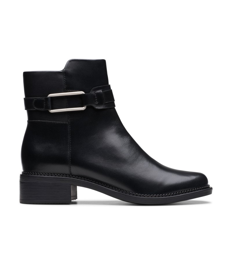 Clarks - Maye Bella Black Leather