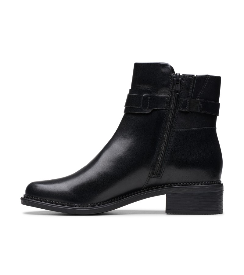 Clarks - Maye Bella Black Leather