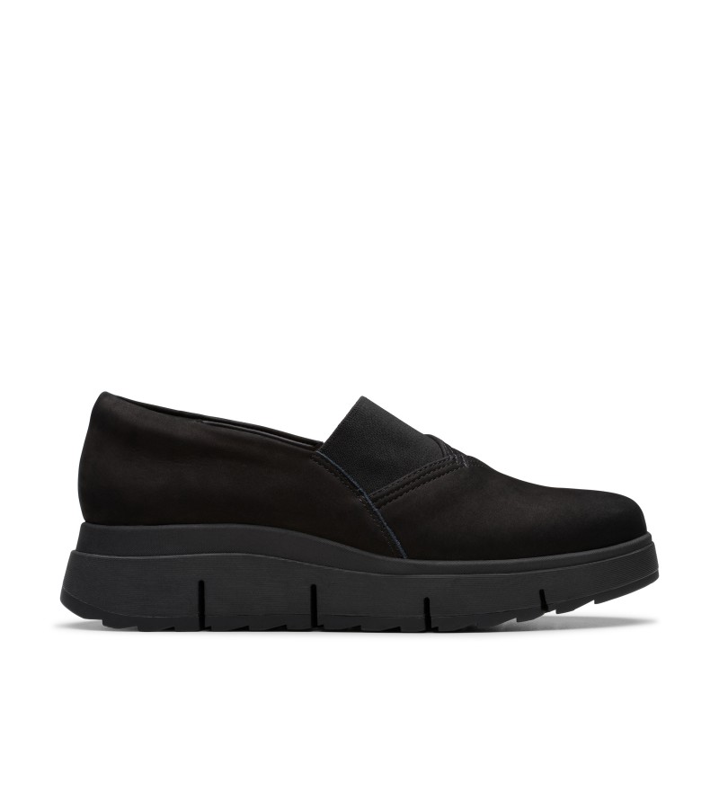 Clarks - Loriini West Black Nubuck