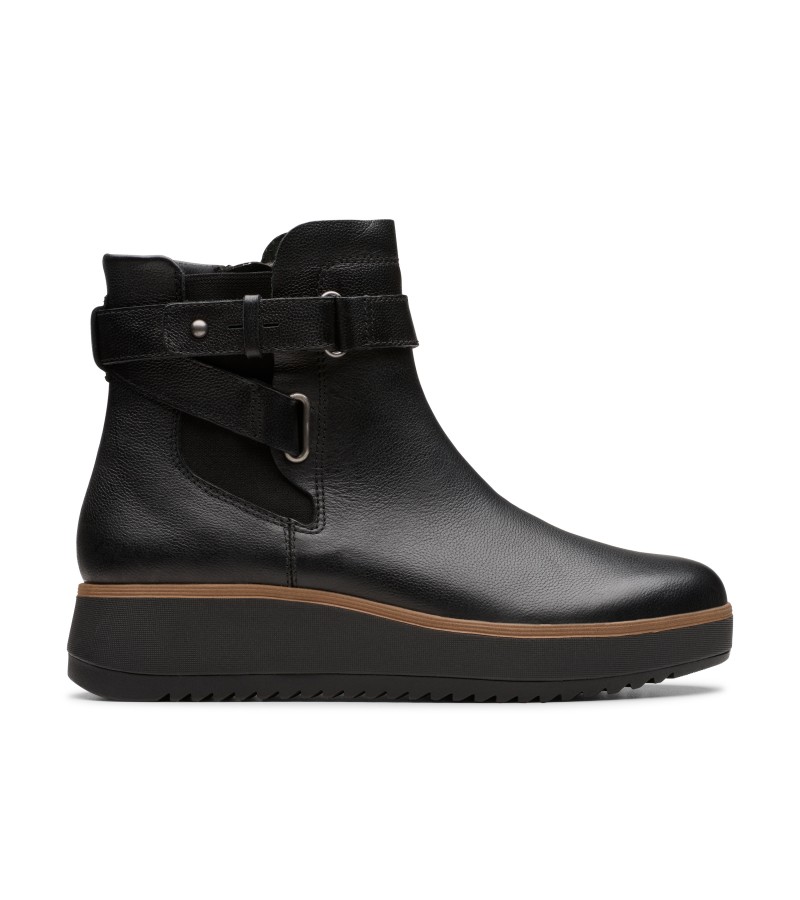 Clarks - Zylah Faye Black Leather