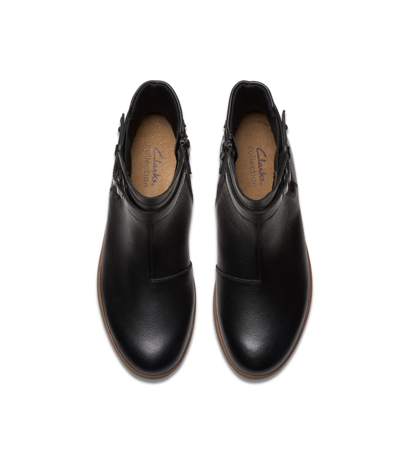 Clarks - Zylah Faye Black Leather