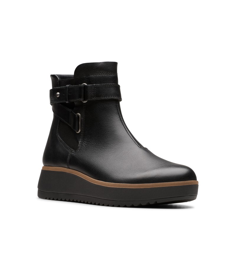 Clarks - Zylah Faye Black Leather