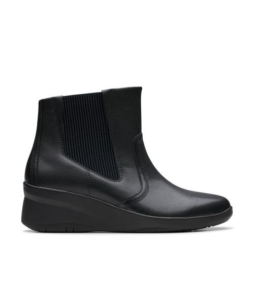 Clarks - Suttyn Rae Black Leather Clarks - Suttyn Rae Black Leather