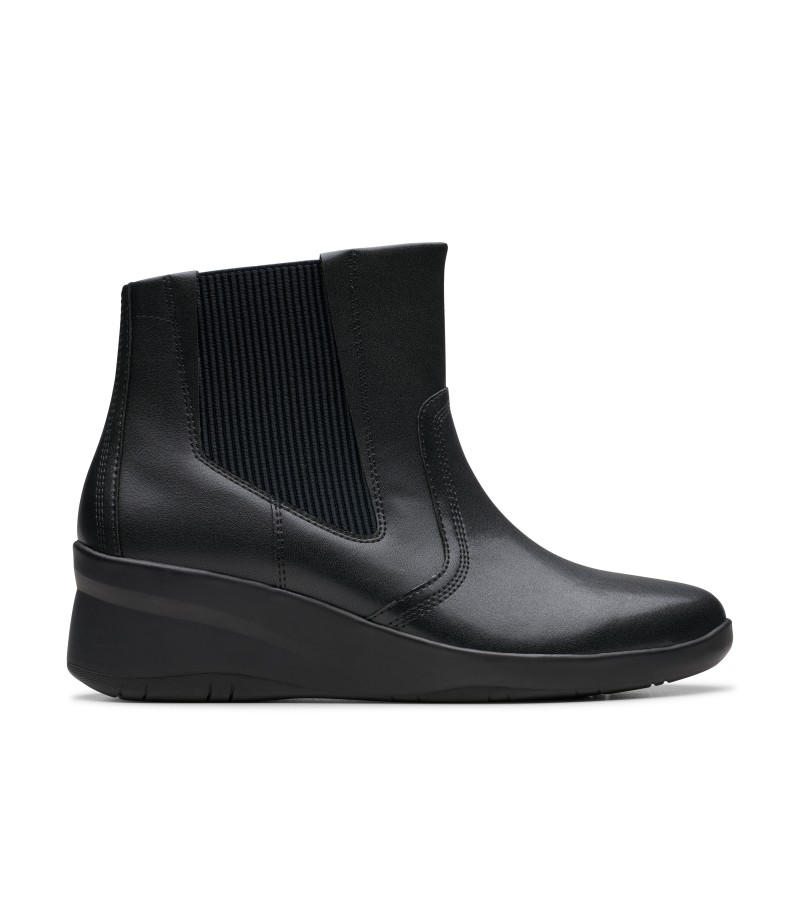 Clarks - Suttyn Rae Black Leather