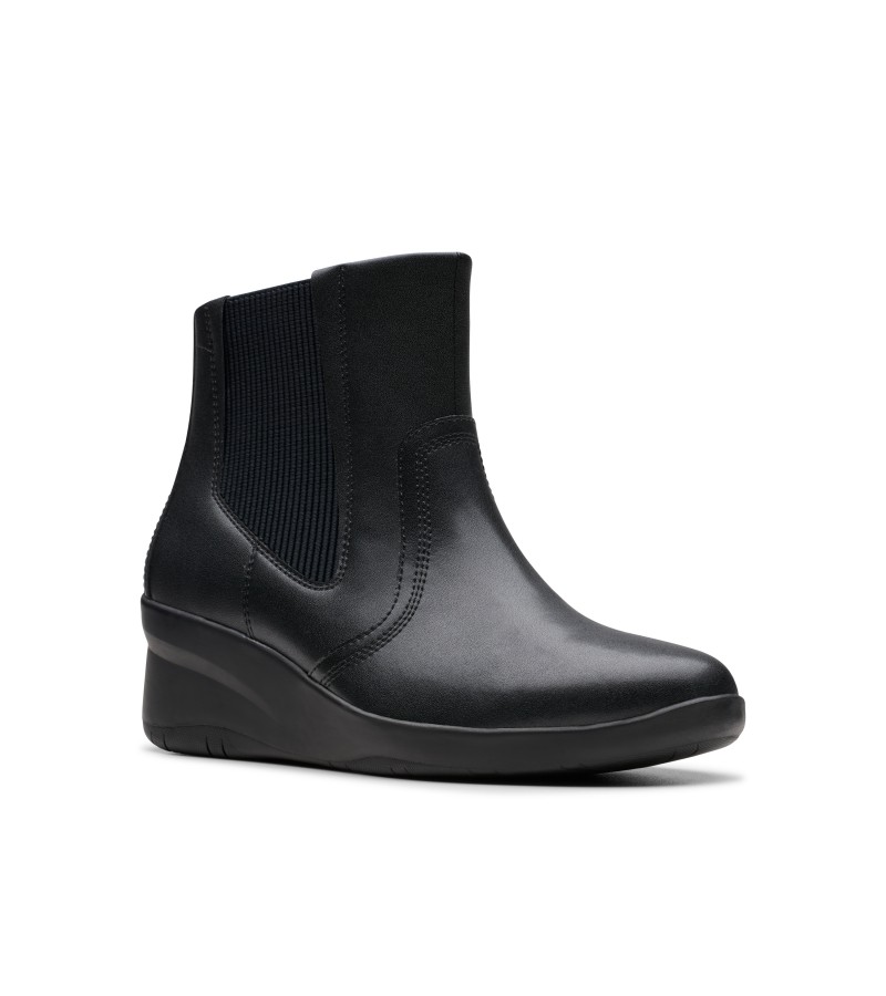 Clarks - Suttyn Rae Black Leather