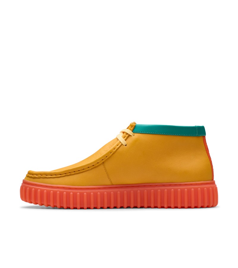 Clarks - Torhill Explore Orange Leather