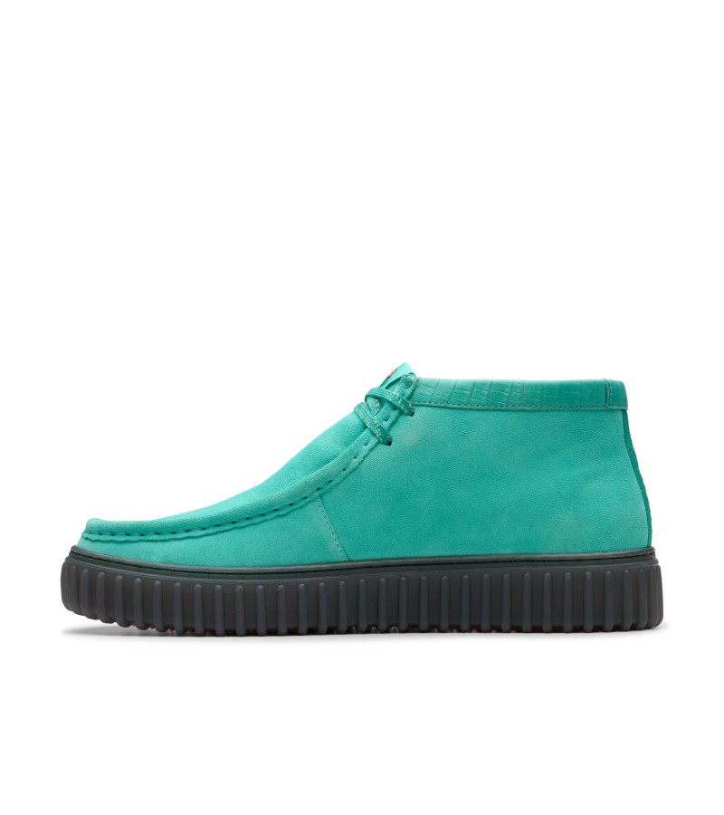 Clarks - Torhill Explore Turquoise Suede