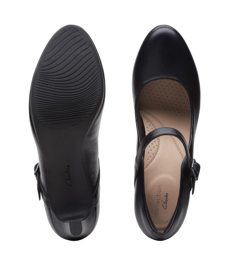 Clarks - Ambyr Shine Black Leather