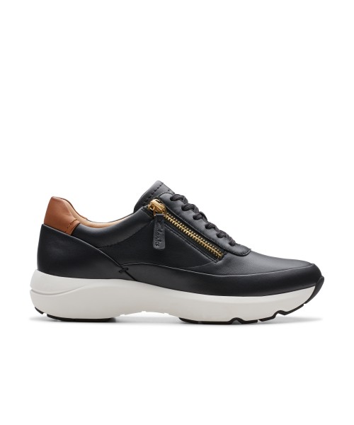 Clarks - Tivoli Zip Black Leather Clarks - Tivoli Zip Black Leather