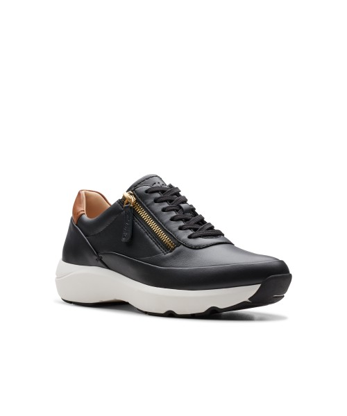 Clarks - Tivoli Zip Black Leather Clarks - Tivoli Zip Black Leather