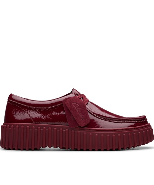 Clarks - Torhill Bee Burgundy Patent