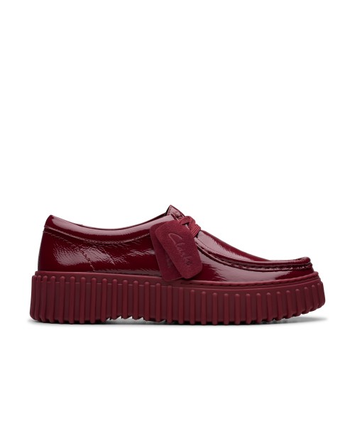 Clarks - Torhill Bee Burgundy Patent