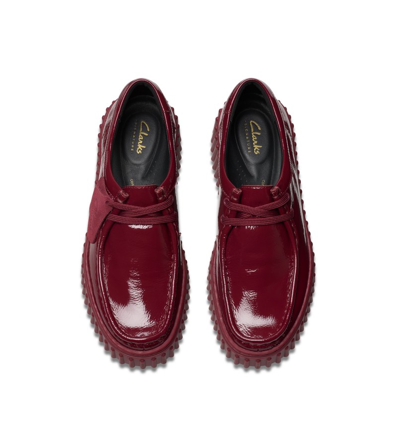 Clarks - Torhill Bee Burgundy Patent