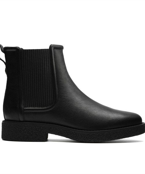 Clarks - Nella Top Black Leather
