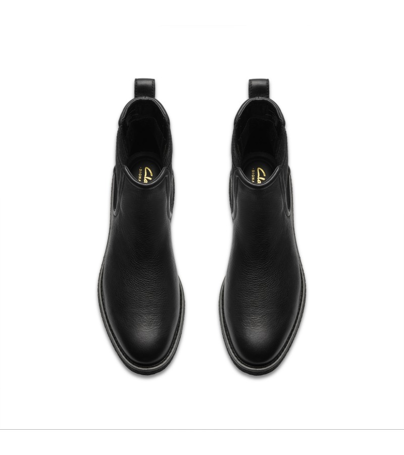 Clarks - Nella Top Black Leather Clarks - Nella Top Black Leather