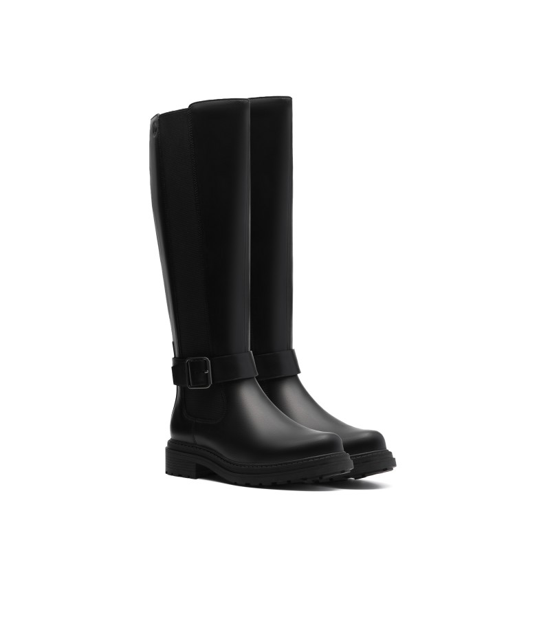 Clarks - Orinoco3 Tall Black Leather Clarks - Orinoco3 Tall Black Leather