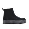 Clarks - Torhill Cozy Black WLined Suede