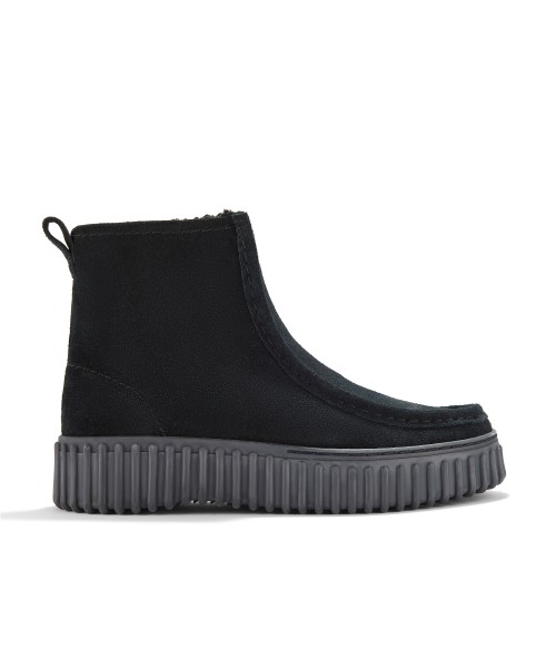 Clarks - Torhill Cozy Black WLined Suede Clarks - Torhill Cozy Black WLined Suede