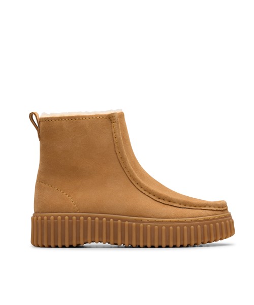 Clarks - Torhill Cozy Light Tan WLined Suede Clarks - Torhill Cozy Light Tan WLined Suede