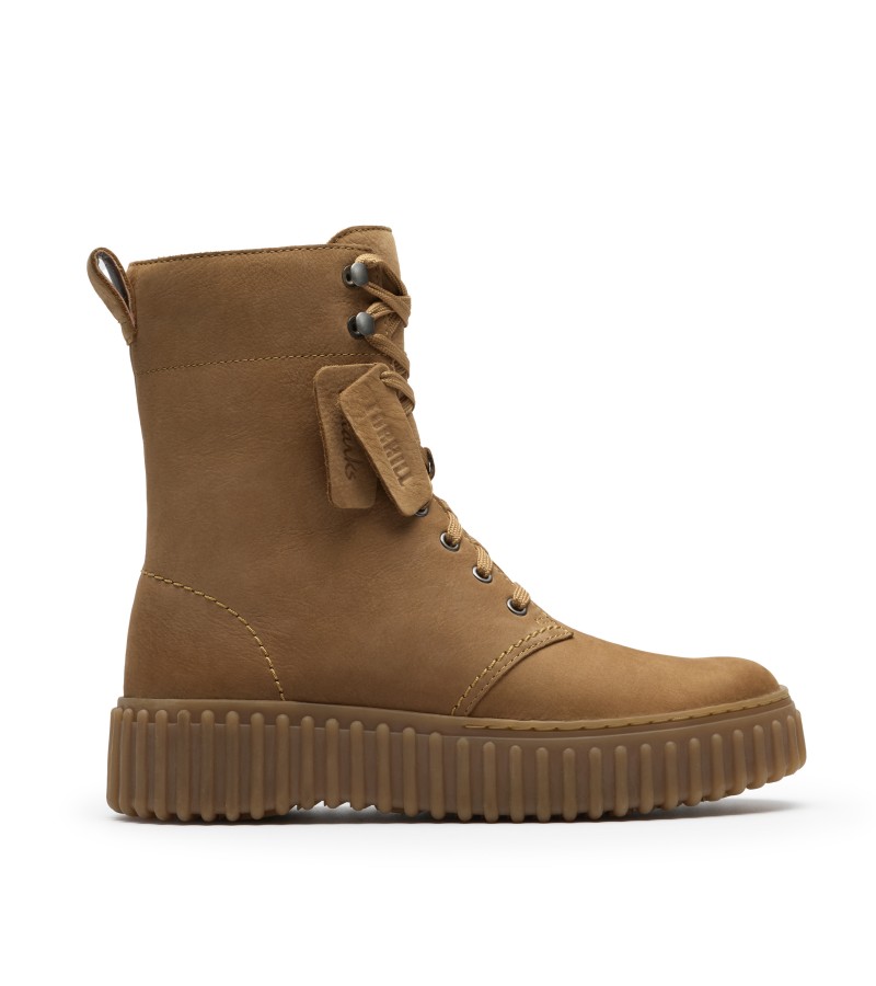 Clarks - Torhill Style Light Tan Nubuck