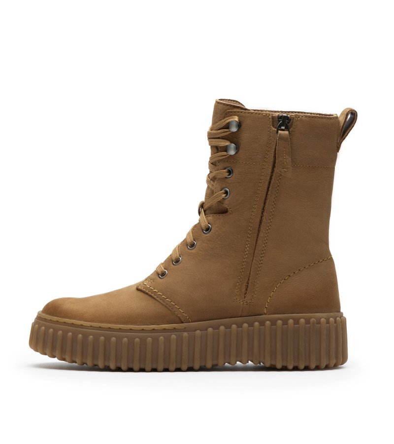 Clarks - Torhill Style Light Tan Nubuck