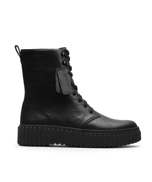 Clarks - Torhill Style Black Leather Clarks - Torhill Style Black Leather