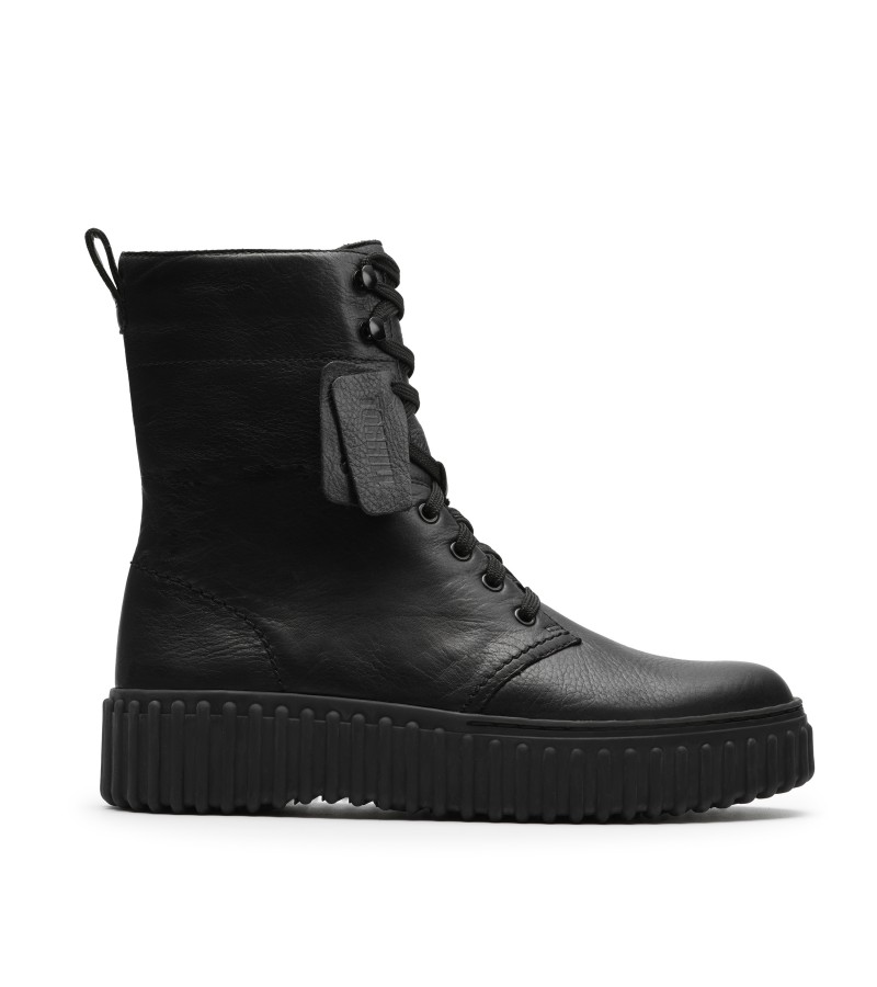 Clarks - Torhill Style Black Leather