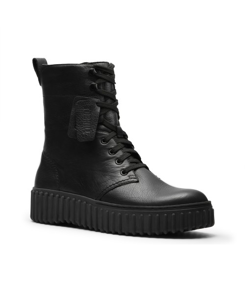 Clarks - Torhill Style Black Leather Clarks - Torhill Style Black Leather