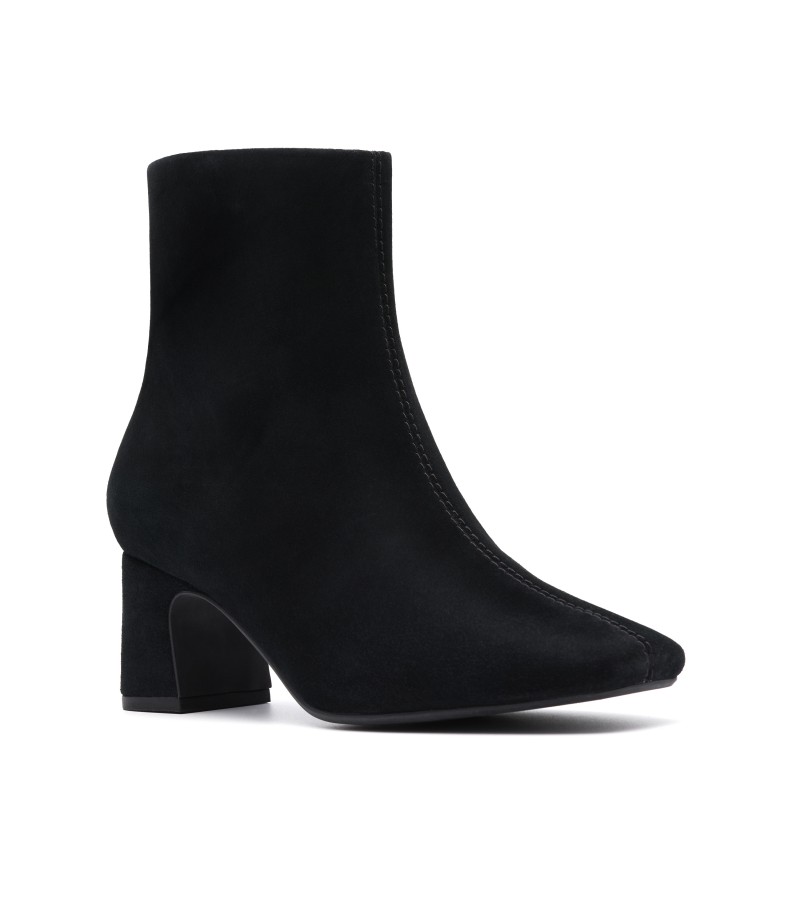 Clarks - Fernie Zip Black Suede Clarks - Fernie Zip Black Suede