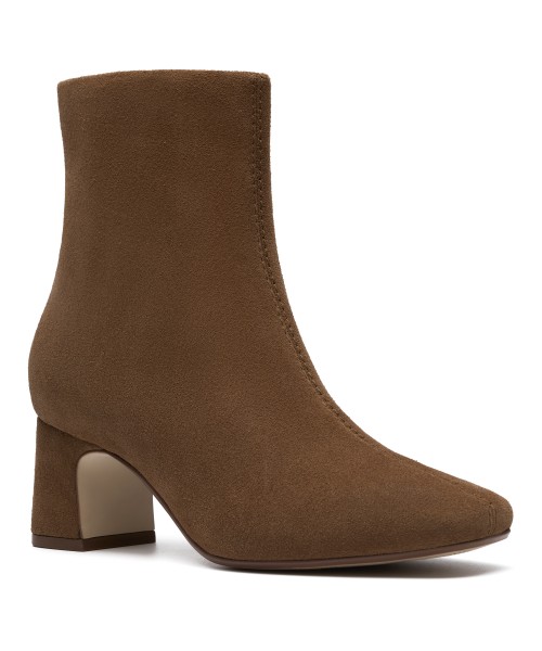 Clarks - Fernie Zip Walnut Suede