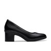Clarks - Shaya Poppy Black Leather