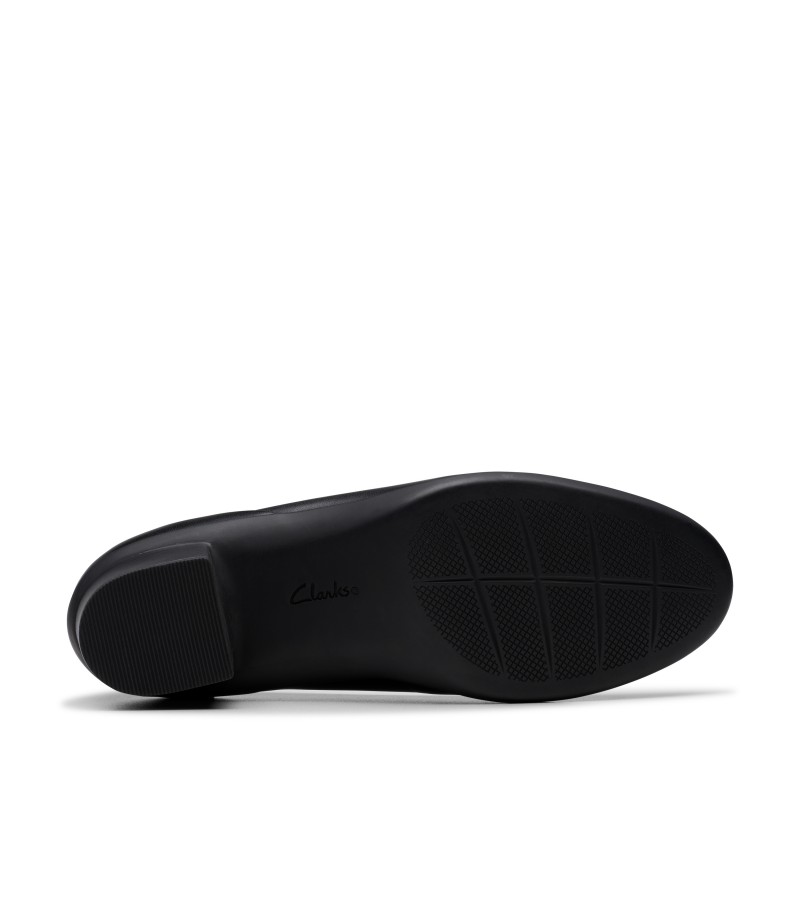 Clarks - Shaya Poppy Black Leather