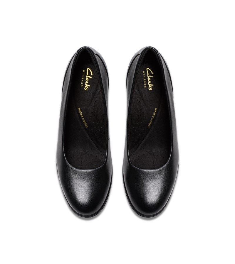 Clarks - Shaya Poppy Black Leather