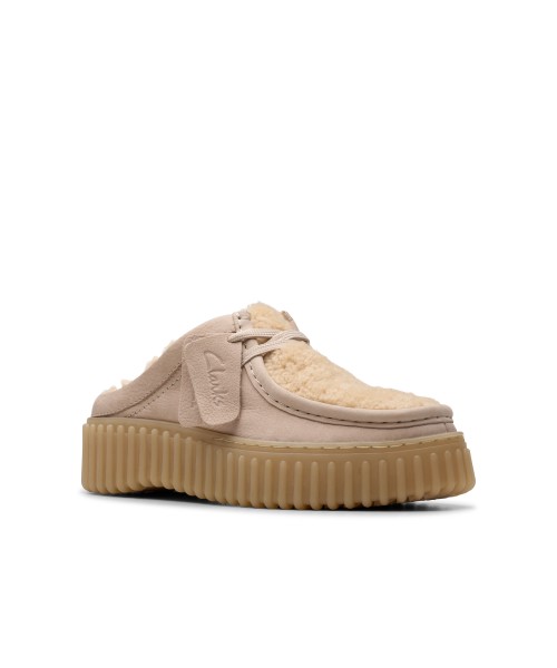Clarks - Torhill Mule Sand Wlined Suede