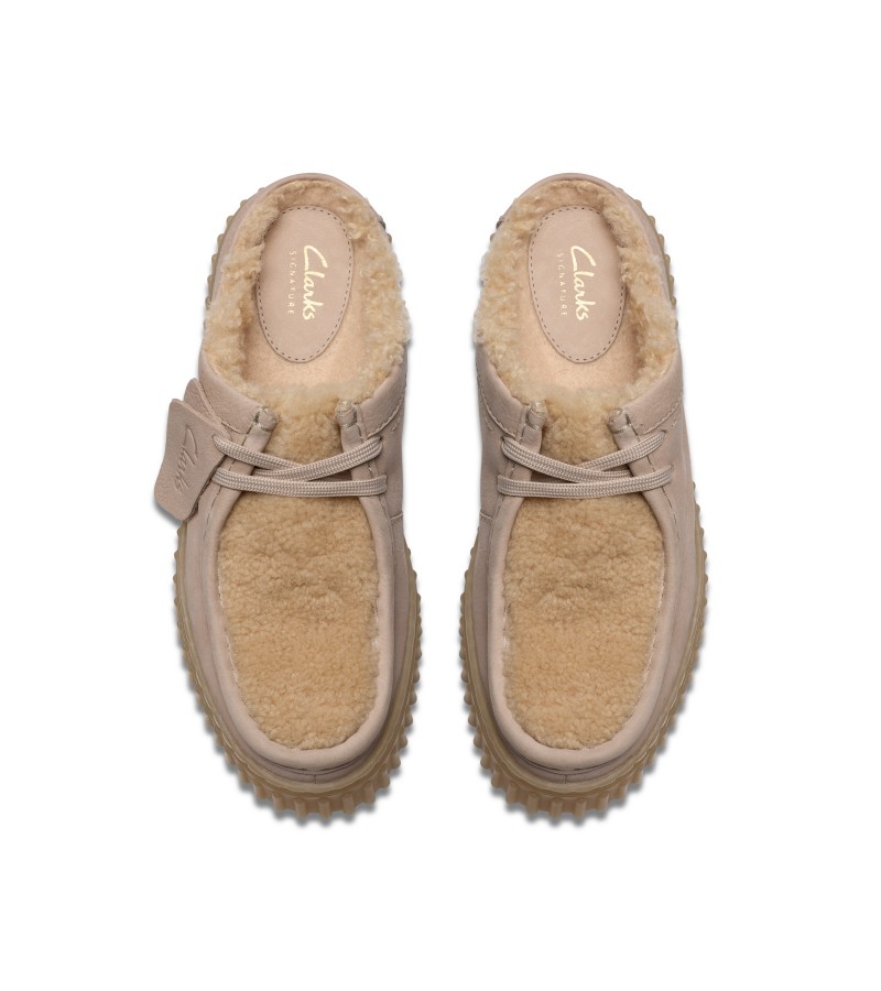 Clarks - Torhill Mule Sand Wlined Suede