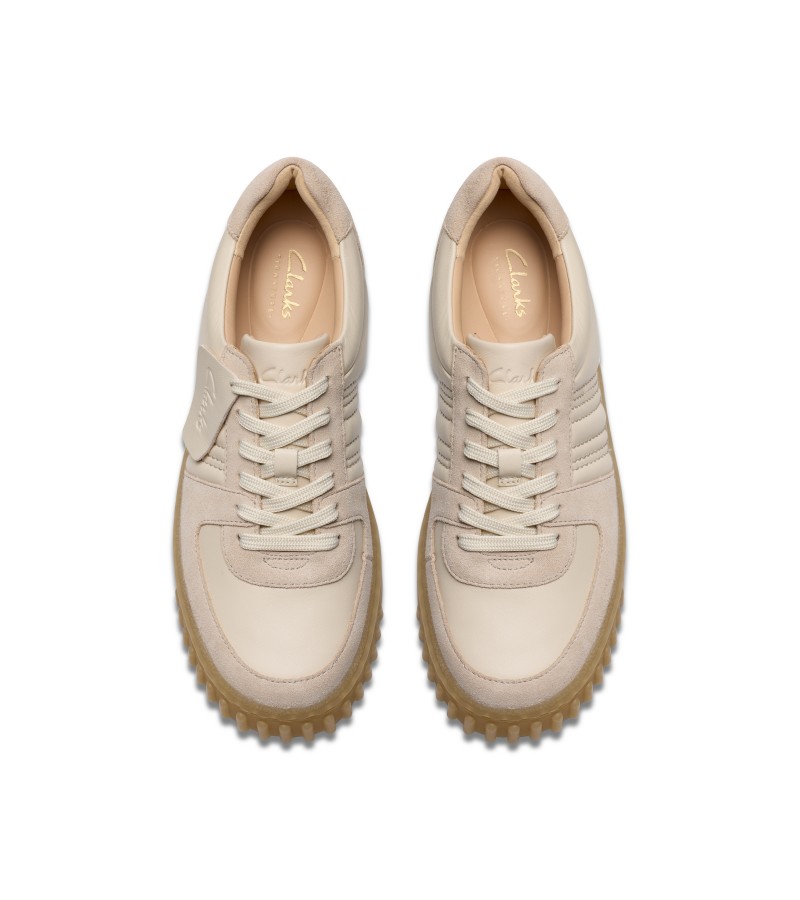 Clarks - Mayhill Lace Sand Combi Leather
