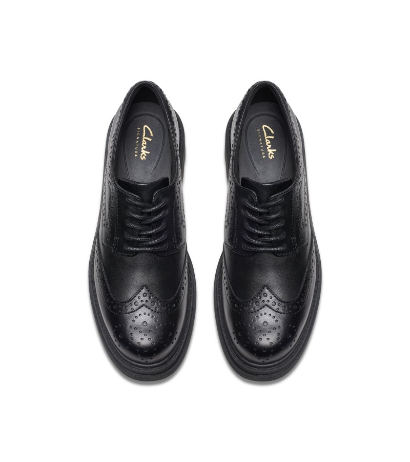 Clarks - Orinoco3 Derby Black Leather