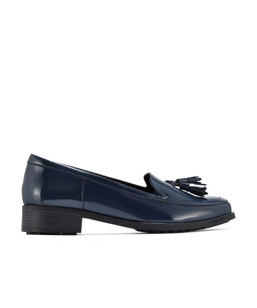Clarks - Havisham Edge Navy Patent
