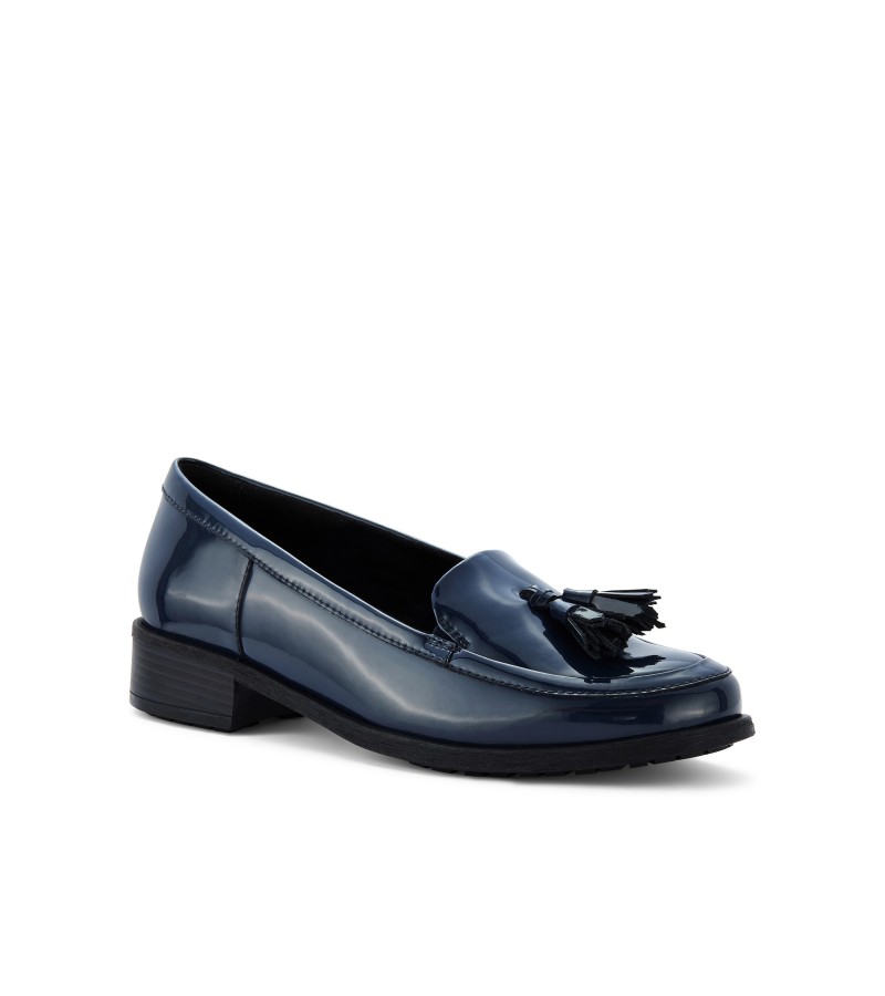 Clarks - Havisham Edge Navy Patent