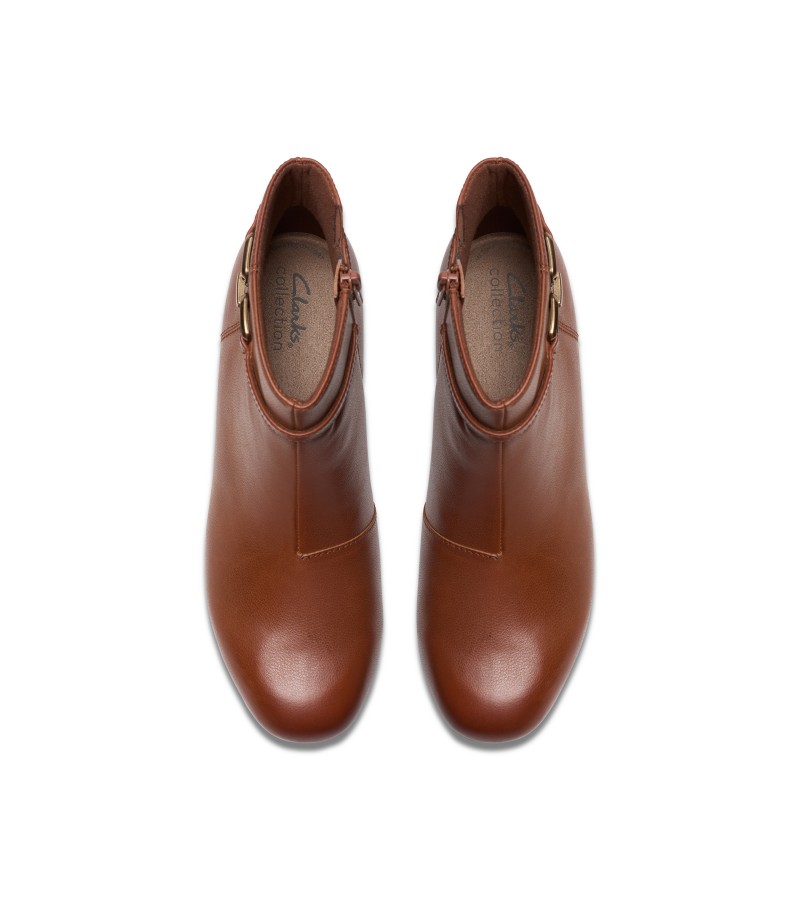 Clarks - Iridessa Air Dark Tan Leather Clarks - Iridessa Air Dark Tan Leather